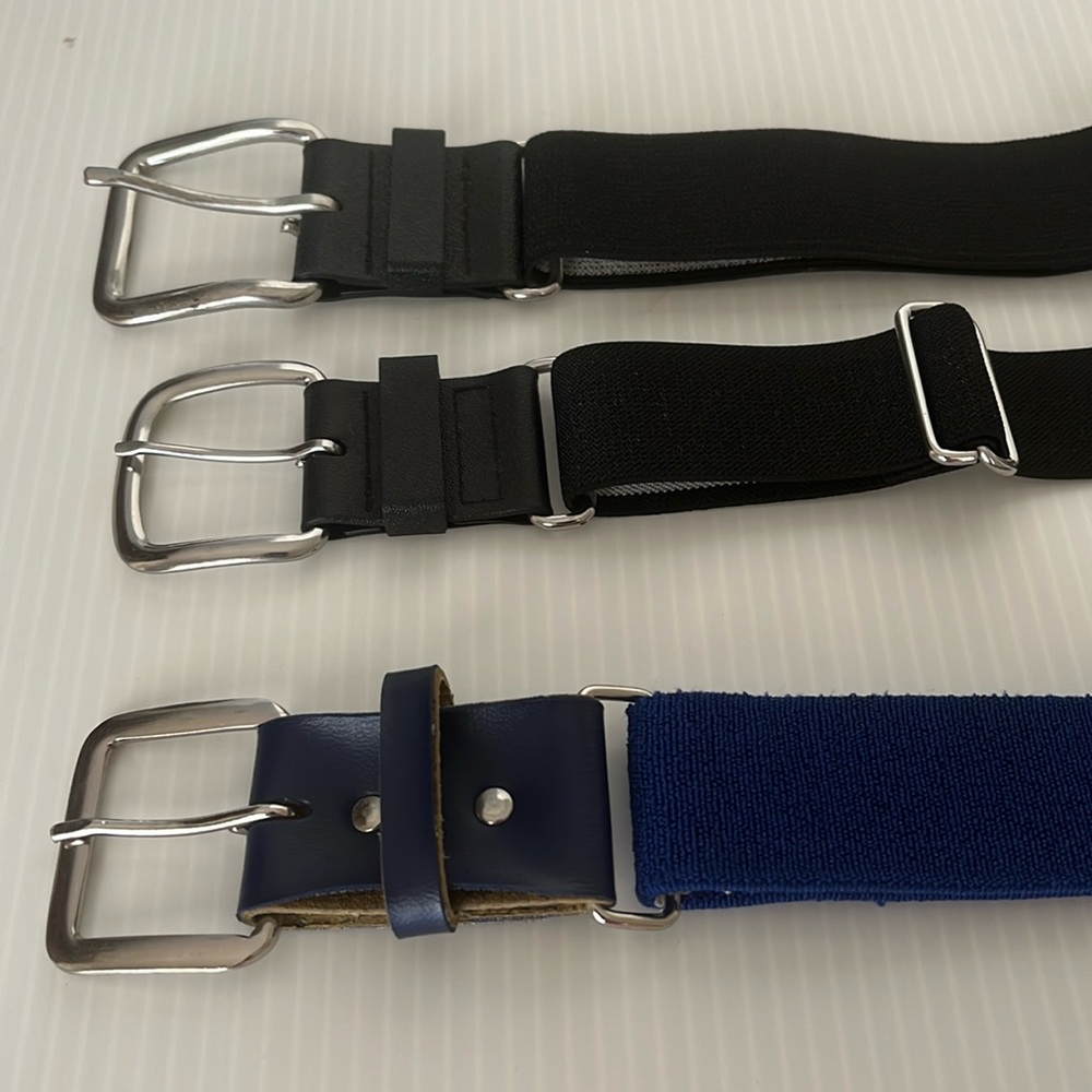 3 Sets of Youth Baseball Elastic Belts